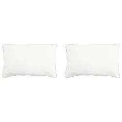 Jastuk 2 pcs Bijela 50 x 75 cm Bambusovo vlakno