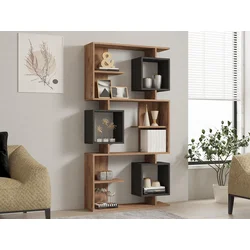 Hanah Home Polica 90x171,9x24,6cm Bež-Antracit