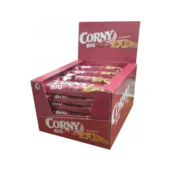 Corny Big brusnična ploščica 50 g karton 24 kosov