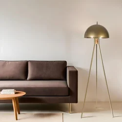 Aberto Design Podna lampa Fisco , 155 cm, E27, Zlatne boje
