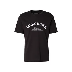 Jack & Jones Premium Majica JPRBLATOMMY črna / bela