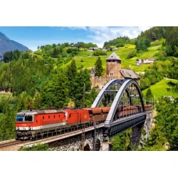 Castorland Puzzle Vlak na mostu 500 kosov