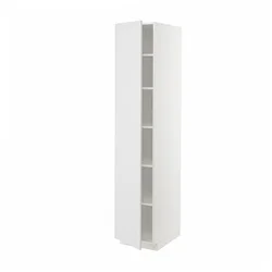 METOD Visoki element s policama, bela/Stensund bela, 40x60x200 cm