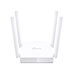 TP-LINK Bežični ruter ARCHER C24 Wi-Fi AC750 433Mbps 300Mbps 1xWAN 4xLAN 3 antene beli