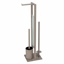 WENKO 25553100 - WC četka RIVALTA 18x70 cm bež/crna