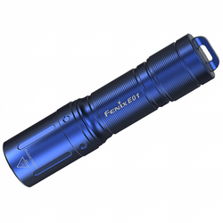 Mini svetilka Fenix E01 V2.0 - modre barve