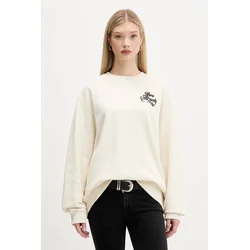 Bombažen pulover Hugo Blue Oversized Crew_B_4