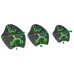 Mad wave extreme swimming hand paddles m