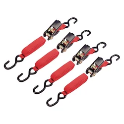 Car 888 Accessories Traka za zatezanje sa španerom i kukama, 2.5 m x 25 mm, 350 kg, 2 komada