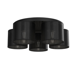Plafonski luster LOFT SHADE 5xE27/60W/230V crna