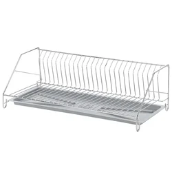 Odcejalnik za krožnike enonadstropni 50cm kromiran 68664