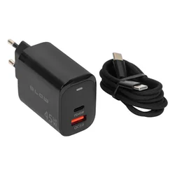 slomart Blow PolnilnikUSB + USB-C PD 45W z kablom (76-033#)