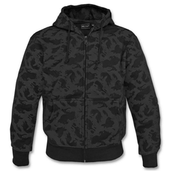 Hoodie ZIP - black camo