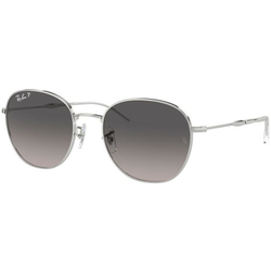 Ray Ban Naočare za sunce 0RB3809 003/M3 53, Polarizovane, Srebrne boje