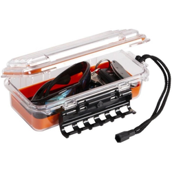 GUIDE SERIES WATERPROOF CASE SMALL ORANGE/CLEAR (PMC145000)