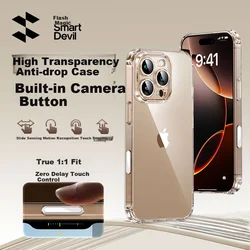 Shanmo Maska za mobilni telefon iPhone 16 Pro Max, Providna