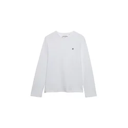 Superdry & Co Majica CLASSIC ESSENTIAL mornarska/bela