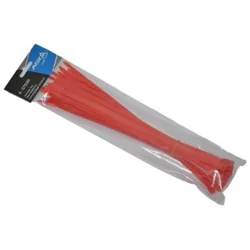 Vezice 5x250mm rdeče 50pcs A-CT52R 12338