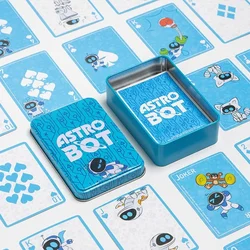 Igralne karte Paladone Astro Bot v pločevinasti škatli