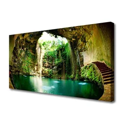 tulup.si Slika na platnu Slap landscape vode 120x60 cm