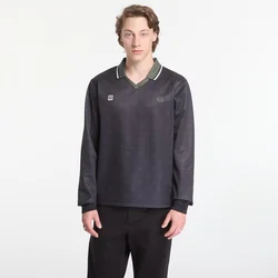 Majice Fred Perry Meyba Printed Ls Polo Shirt Black M
