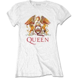 Queen majica Classic Crest White XXL