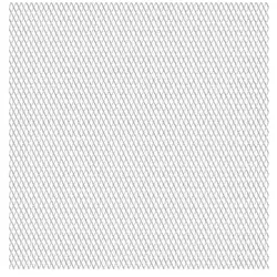 Vrtna mrežasta ograda od nehrđajućeg čelika 50x50 cm 45x20x4 mm