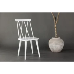 Venture Design Jedilni stol Mariette 50x43x88 cm bela