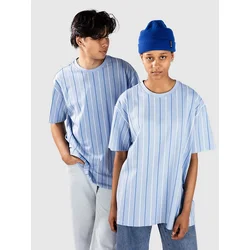 Urban Classics Printed Pinstripe moška majica royal