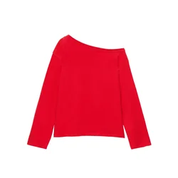 Pull&Bear Majica rdeča