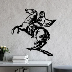 Wallity Zidna dekoracija Banksy 10, 68 x 72, Crna