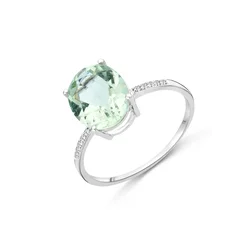 DIAMANT LETERNEL Prstan srebrna