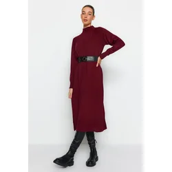 Trendyol Modest Ženska haljina Tctaw24Eb00030, Ljubičasta