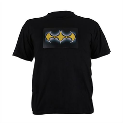 Majica s LED natpisom BATMAN LOGO