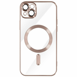 Silikonska futrola MagSafe za iPhone 15 +/ roza