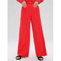 Sinsay - Wide leg pantalone - crvena