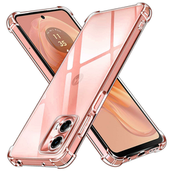 Silikonska futrola s ojačanim rubovima za Motorola Moto G04/Moto G04 - Prozirna KP30969