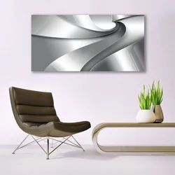 tulup.si Steklena slika Abstrakcija graphics 140x70 cm 4 obešalnika