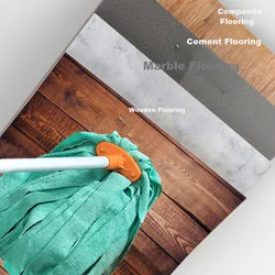 Chahua Zamenska krpa za mop, 70 cm, Zelena