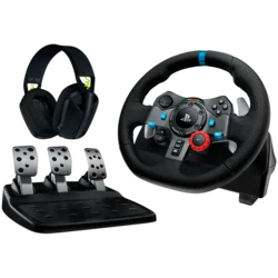 LOGITECH G29 EU + G435 - BLACK - USB - PLUGC - EMEA-914 - EU