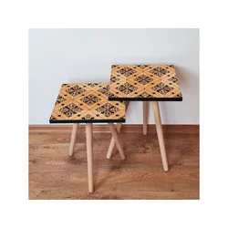 Hanah Home Sklapajući Stočić 2 Komada 2SHP43 - Salmon