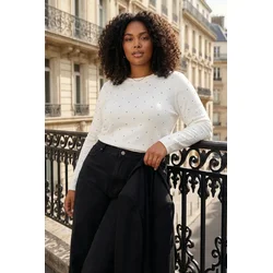 Trendyol Curve Ženska bluza Tbbaw26Af00004, Krem