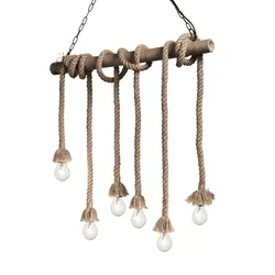 Ideal Lux - Luster na kablu CANAPA 6xE27/15W/230V braon