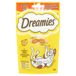 Dreamies sa sirom, nagradni zalogajčići za mačke 4 x 180 g
