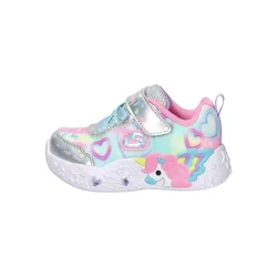 Skechers Patike za devojčice S Lights-Unicorn Charmer-Lil, 303064N-SMLT, Srebrne