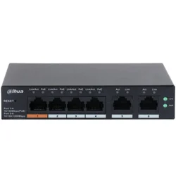 DAHUA CS4006-4ET-60 6-Port Cloud Managed Desktop Switch with 4-Port PoE