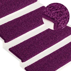Prostirke za stepenice 30 kom 65x21x4 cm roze pravokutni rub