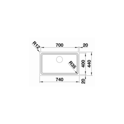 Blanco sudopera ETAGON 700-IF 524272