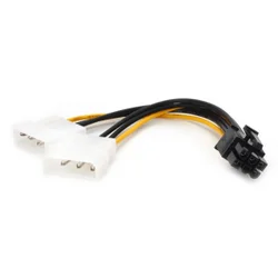 3G (85472) adapter naponski za PCI-E VGA (6-pin) - 2x Molex