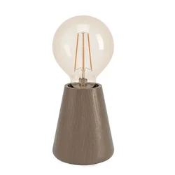 Eglo 44015 - Stona lampa ASBY 1xE27/40W/230V braon